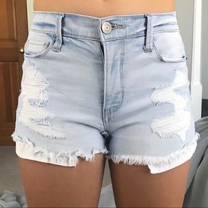 denim shorts